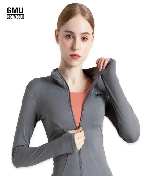 Athletic Performance Sculpt Fit Zip Up Jacket