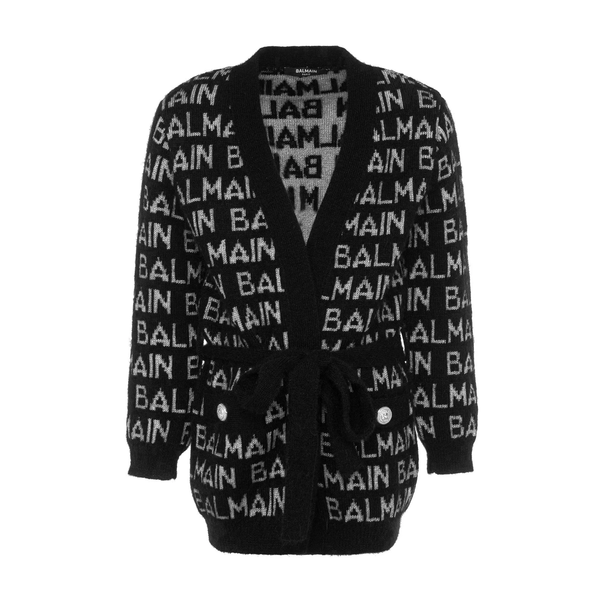 Balmain Logo Cardigan