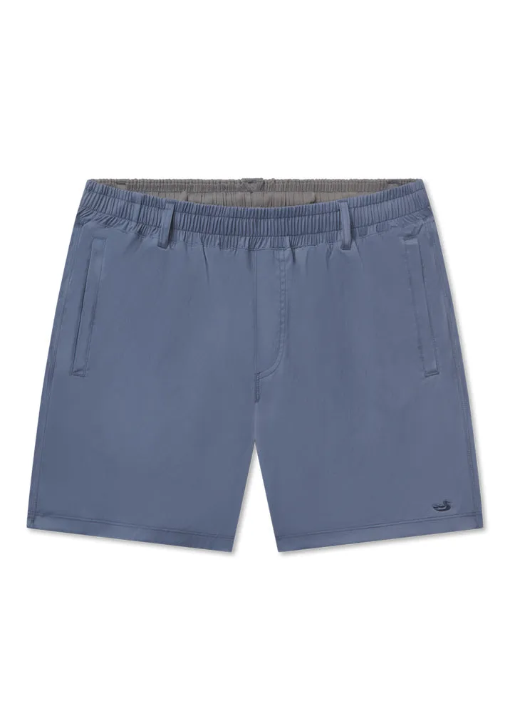 Billfish Lined Performance Shorts in Slate by Southern Marsh