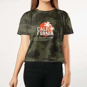 California Women Crop Top