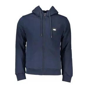 Cavalli Class Blue Cotton Men Sweater