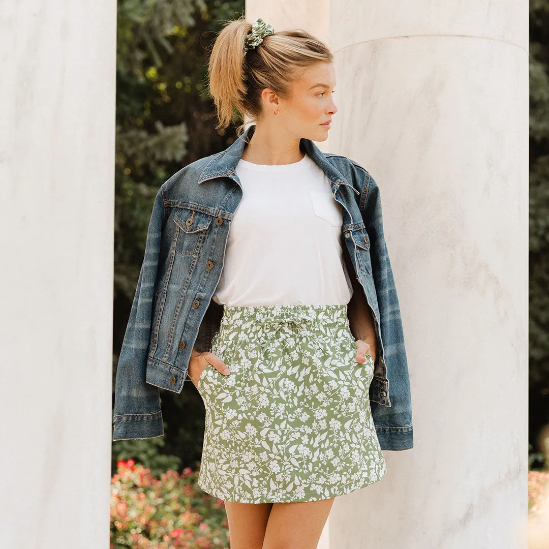 Cher Skirt, Sage Ivy