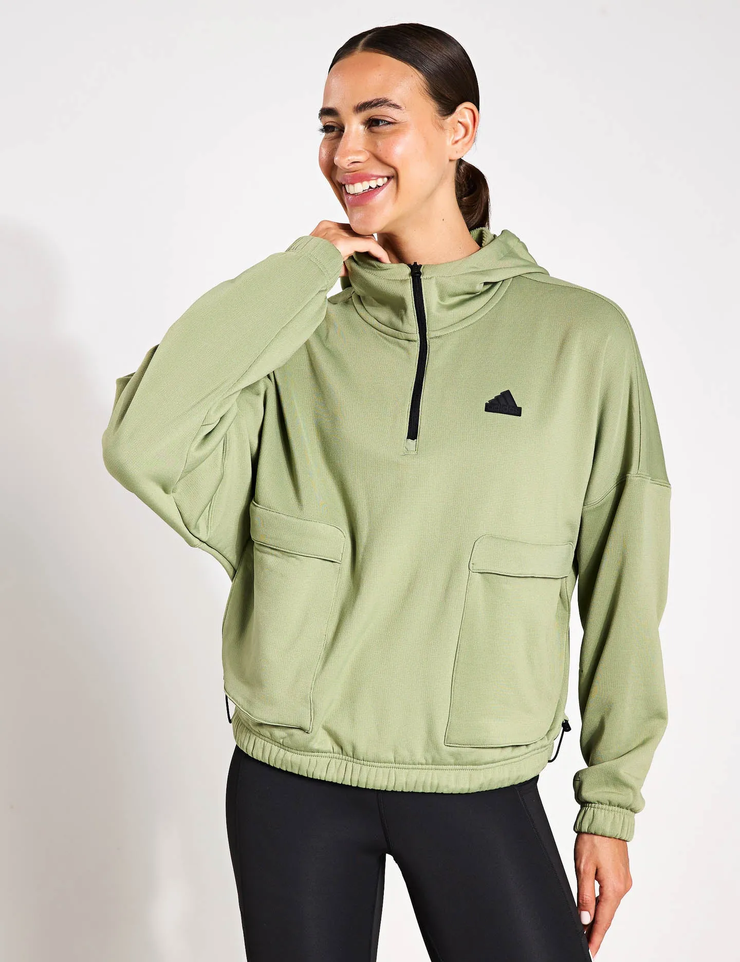 City Escape Fleece Hoodie - Tent Green