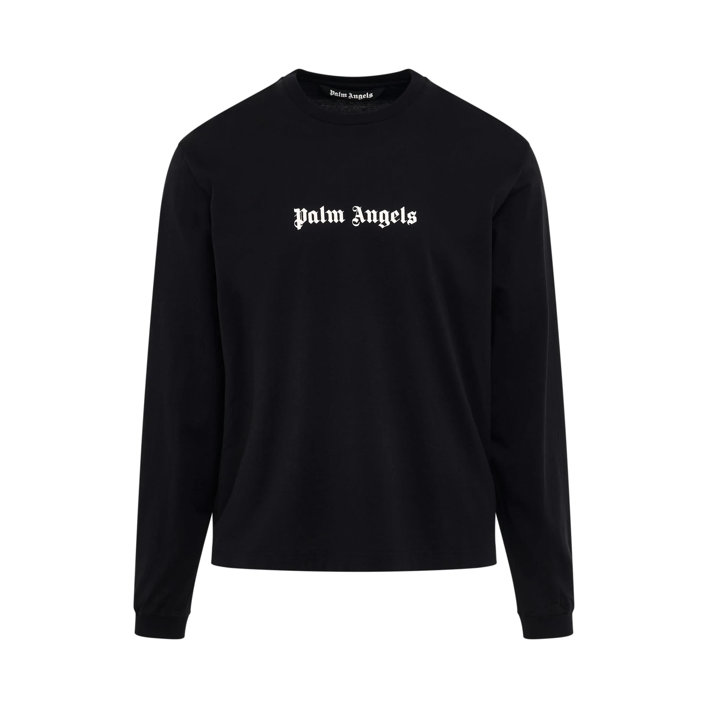 Classic Logo Slim Long-sleeves T-Shirt in Black