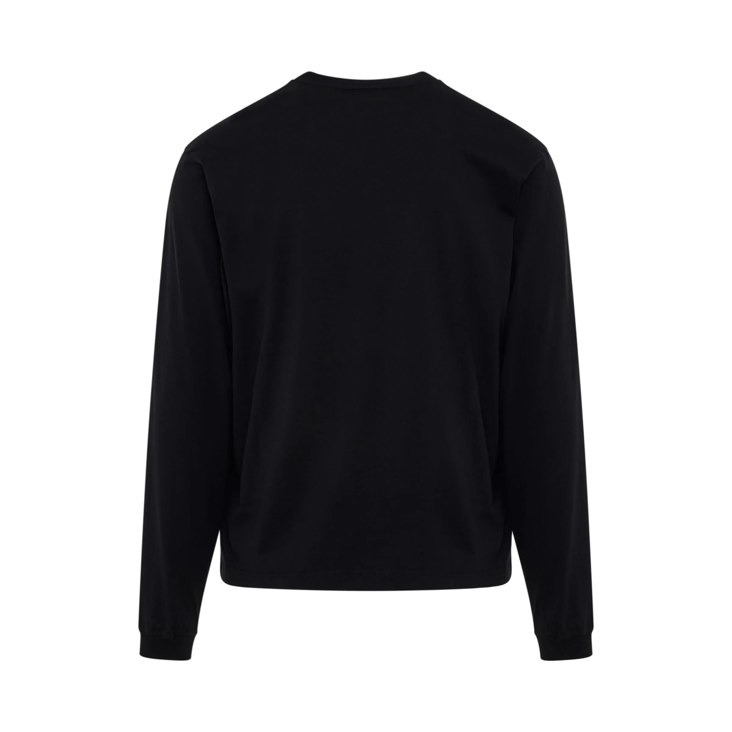 Classic Logo Slim Long-sleeves T-Shirt in Black