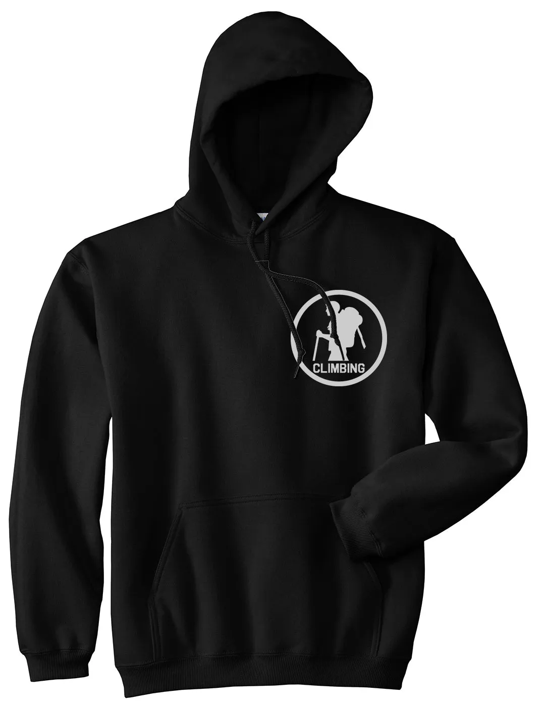 Climbing Hiker Chest Mens Pullover Hoodie