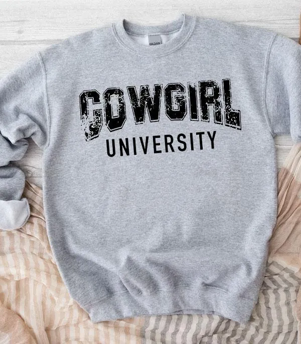 Cowgirl University Sweatshirt