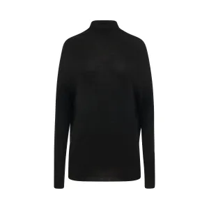 Crater Rasato Knit Sweater in Black