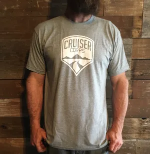 Cruiser Corps Shirt - Light Grey -  FJ40, FJ45, FJ55, FJ60, FJ62, FJ80, FJ CRUISER, BJ 1958-2009