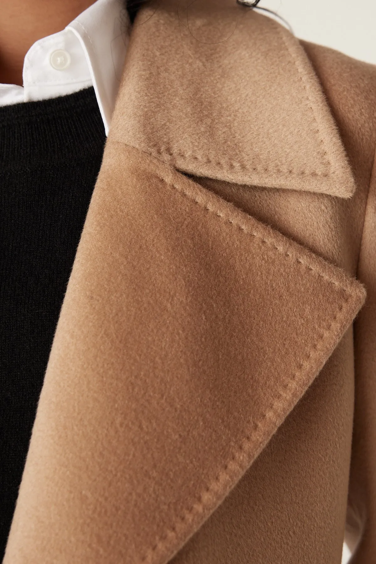 Evans Wool Coat - Camel