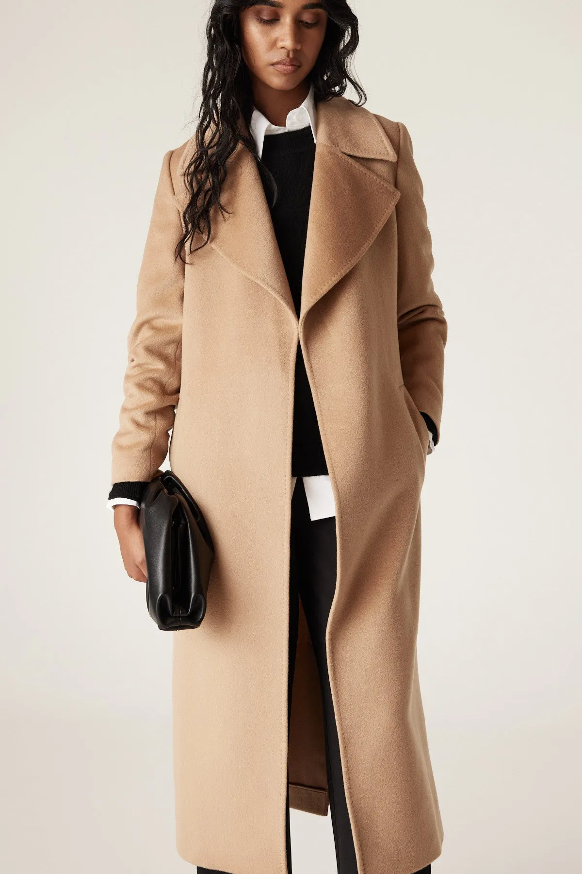 Evans Wool Coat - Camel