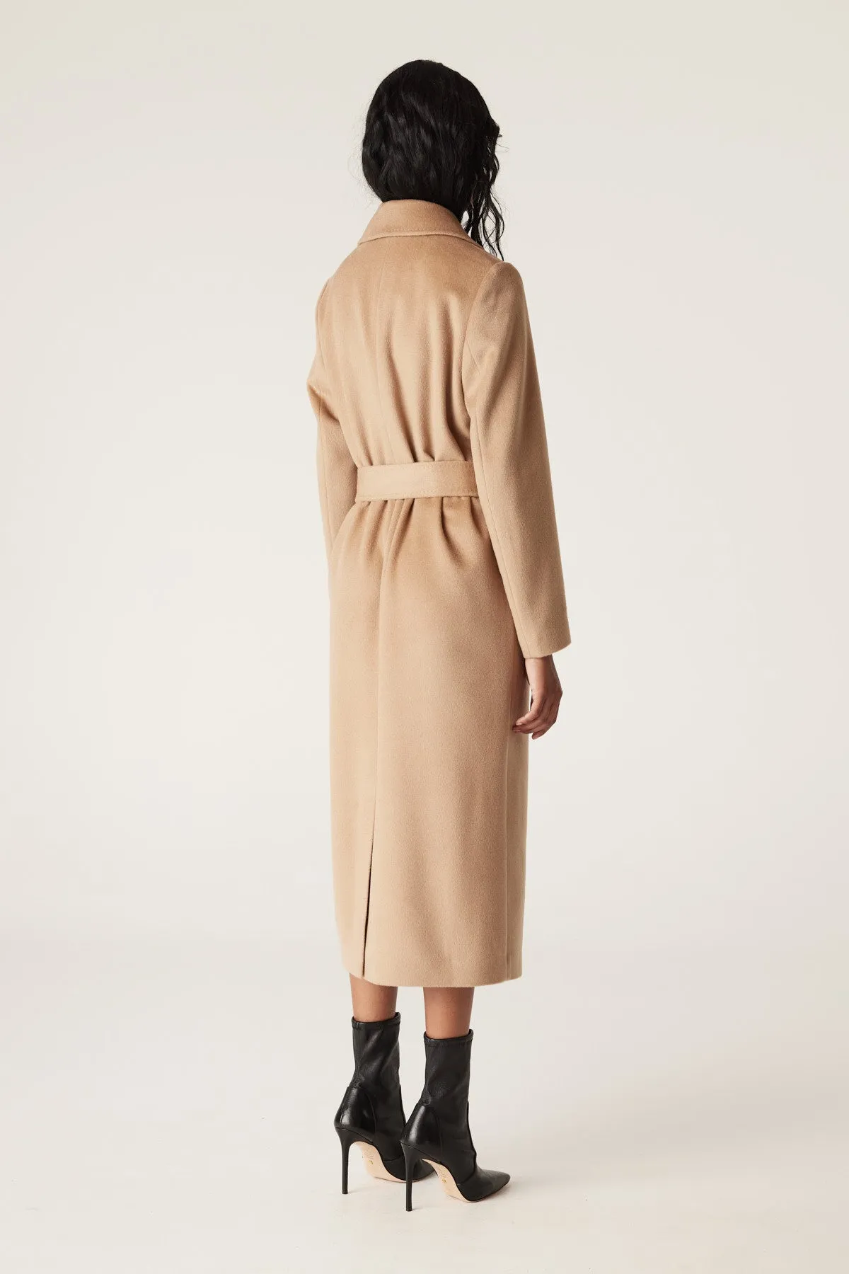 Evans Wool Coat - Camel