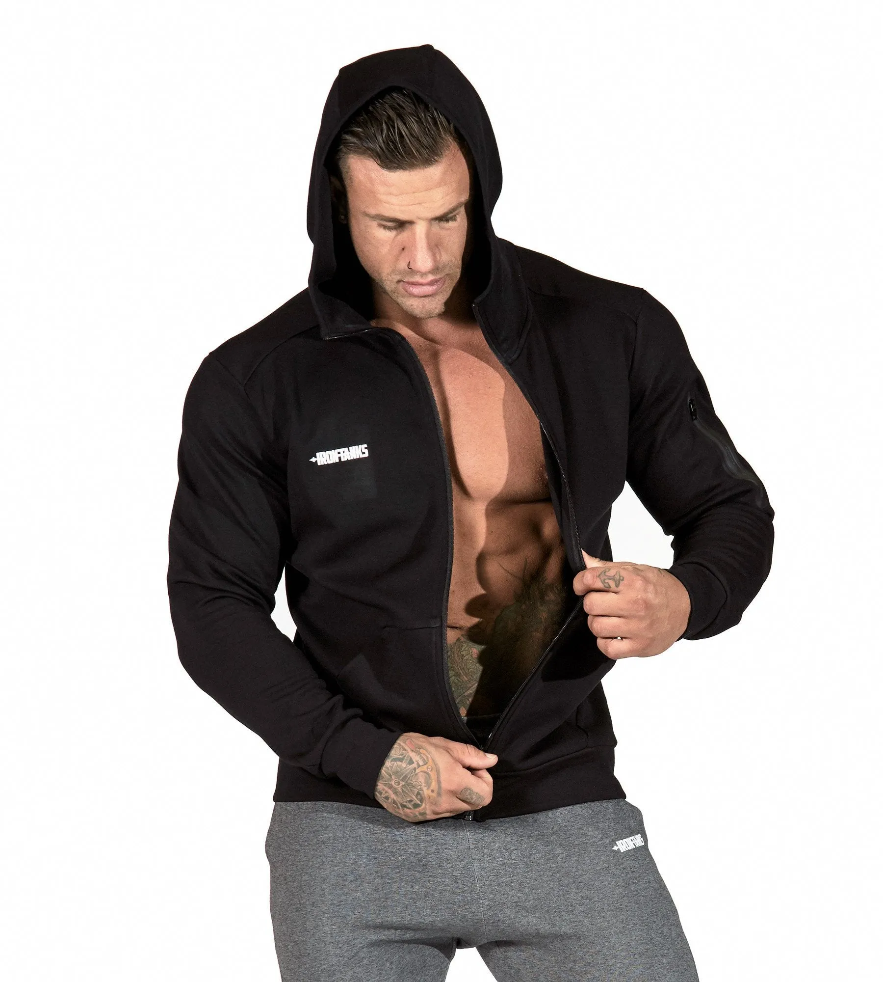 Fusion Zipper Hoodie II - Flux Black