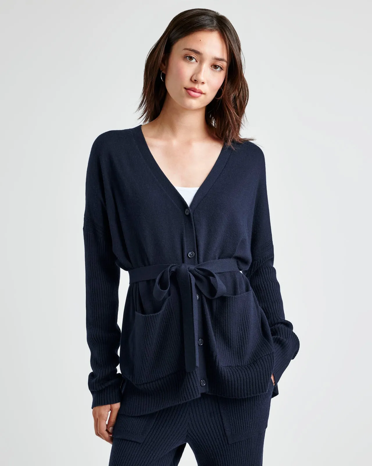 Georgie Cashblend Tunic Cardigan