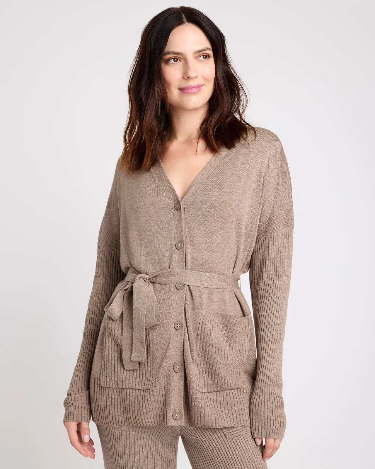 Georgie Cashblend Tunic Cardigan