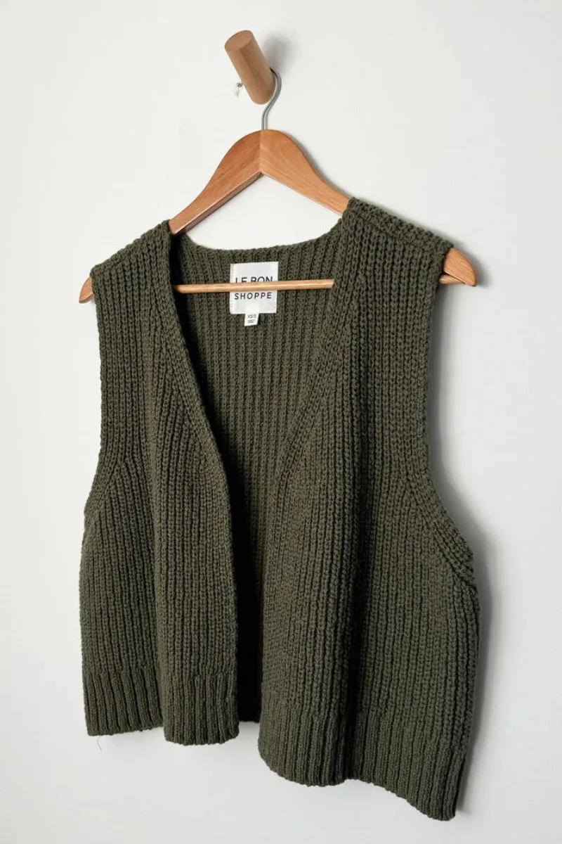 Granny Cotton Sweater Vest