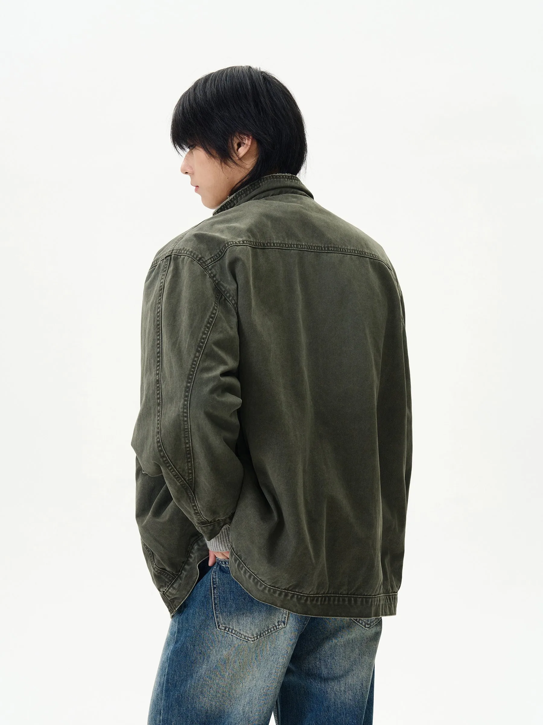 Green Multi-pocket Jacket