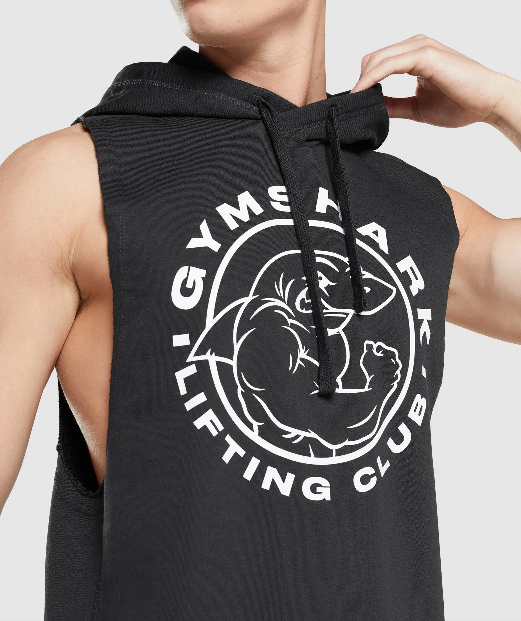 Gymshark Legacy Drop Arm Hoodie - Black