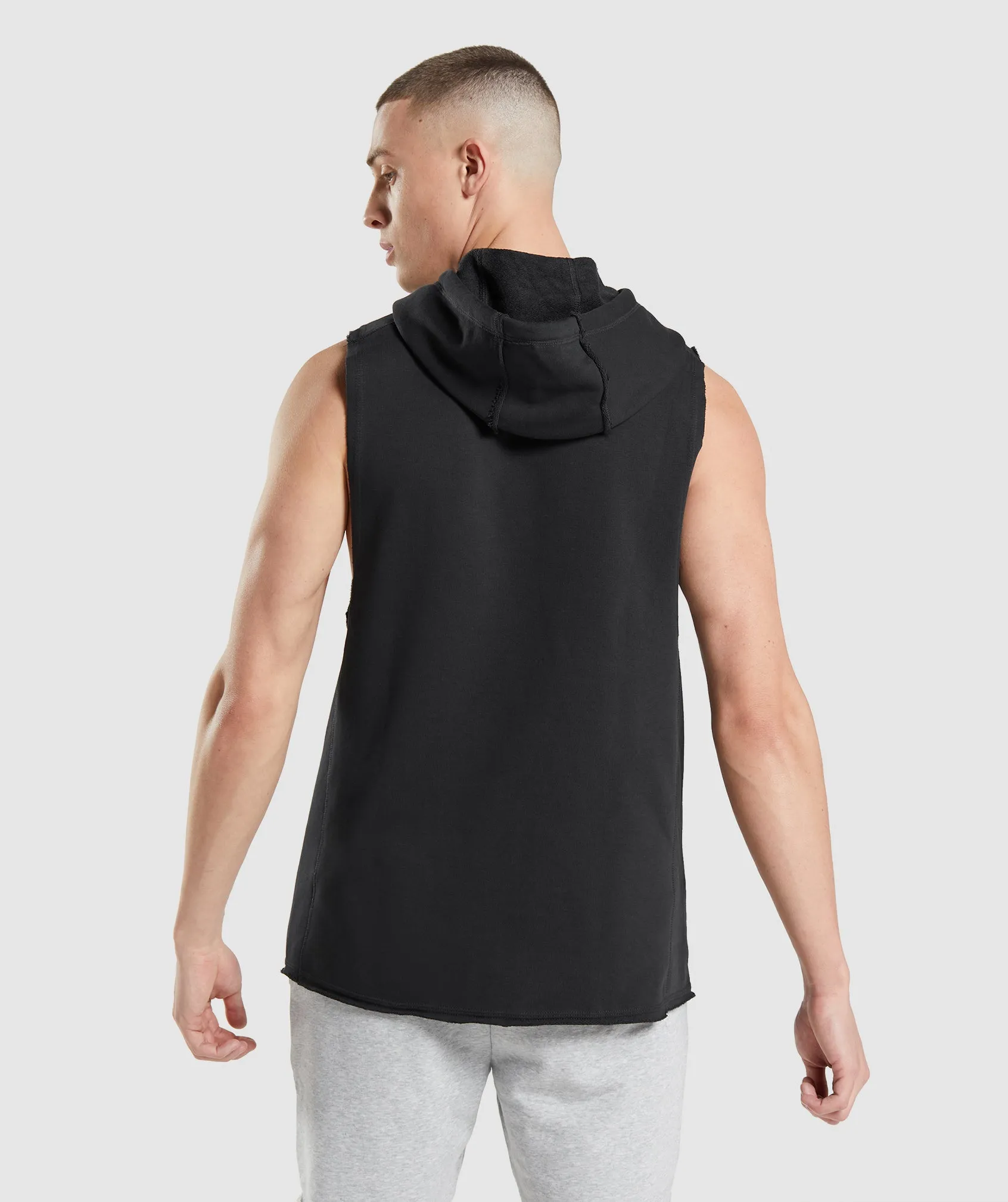 Gymshark Legacy Drop Arm Hoodie - Black