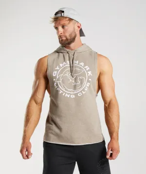 Gymshark Legacy Drop Arm Hoodie - Limestone Marl