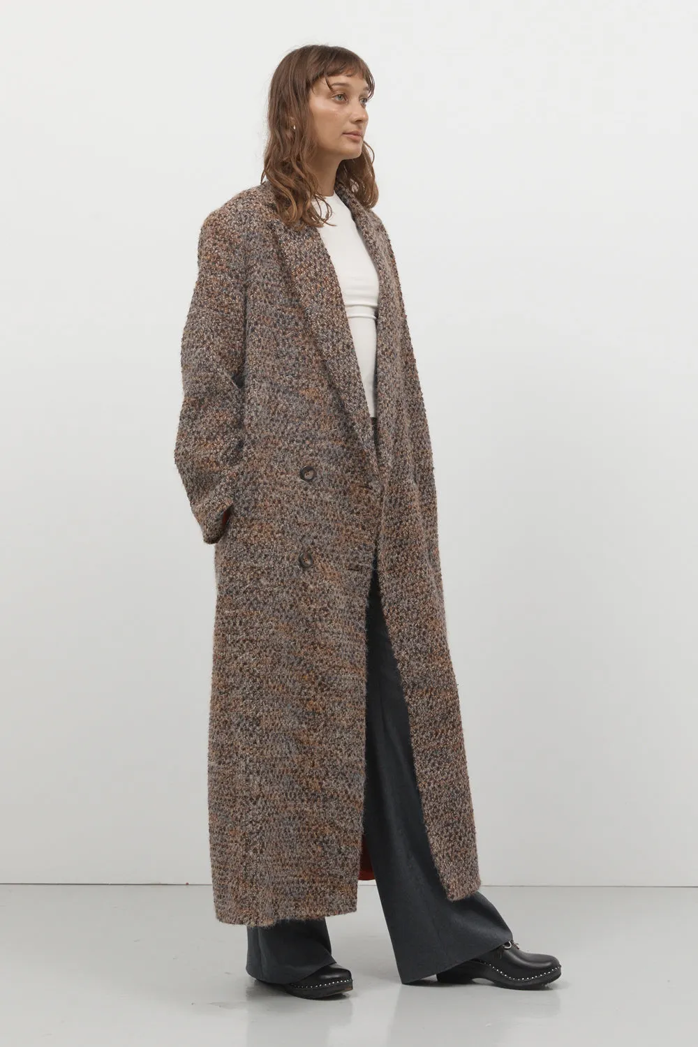 Husk Oversized Wool Coat