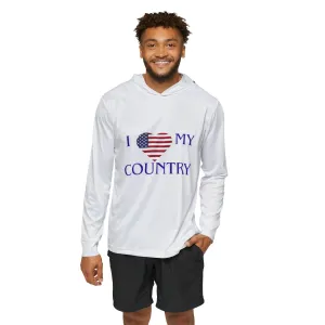 I love USA Men's Sports Warmup Hoodie (AOP)