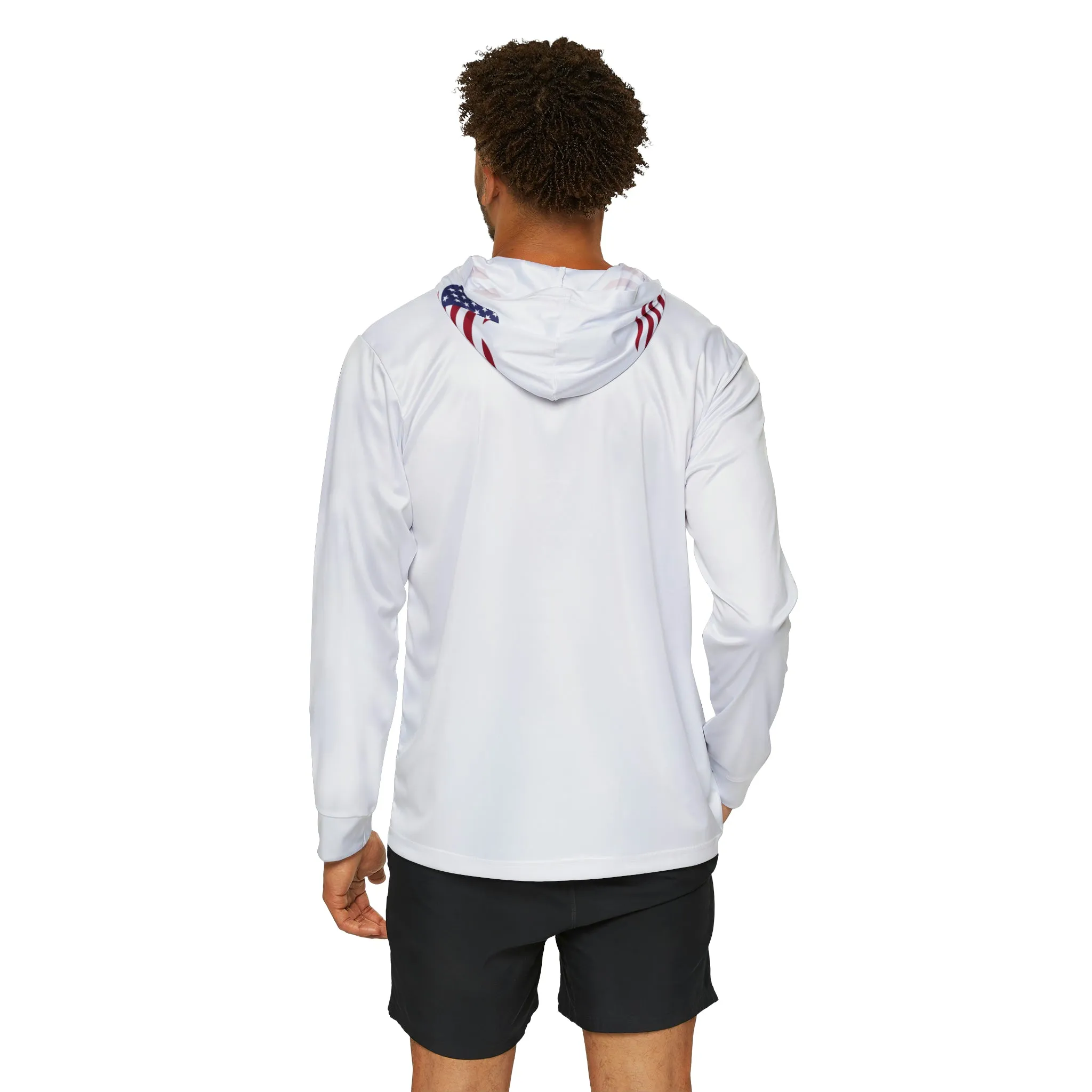 I love USA Men's Sports Warmup Hoodie (AOP)