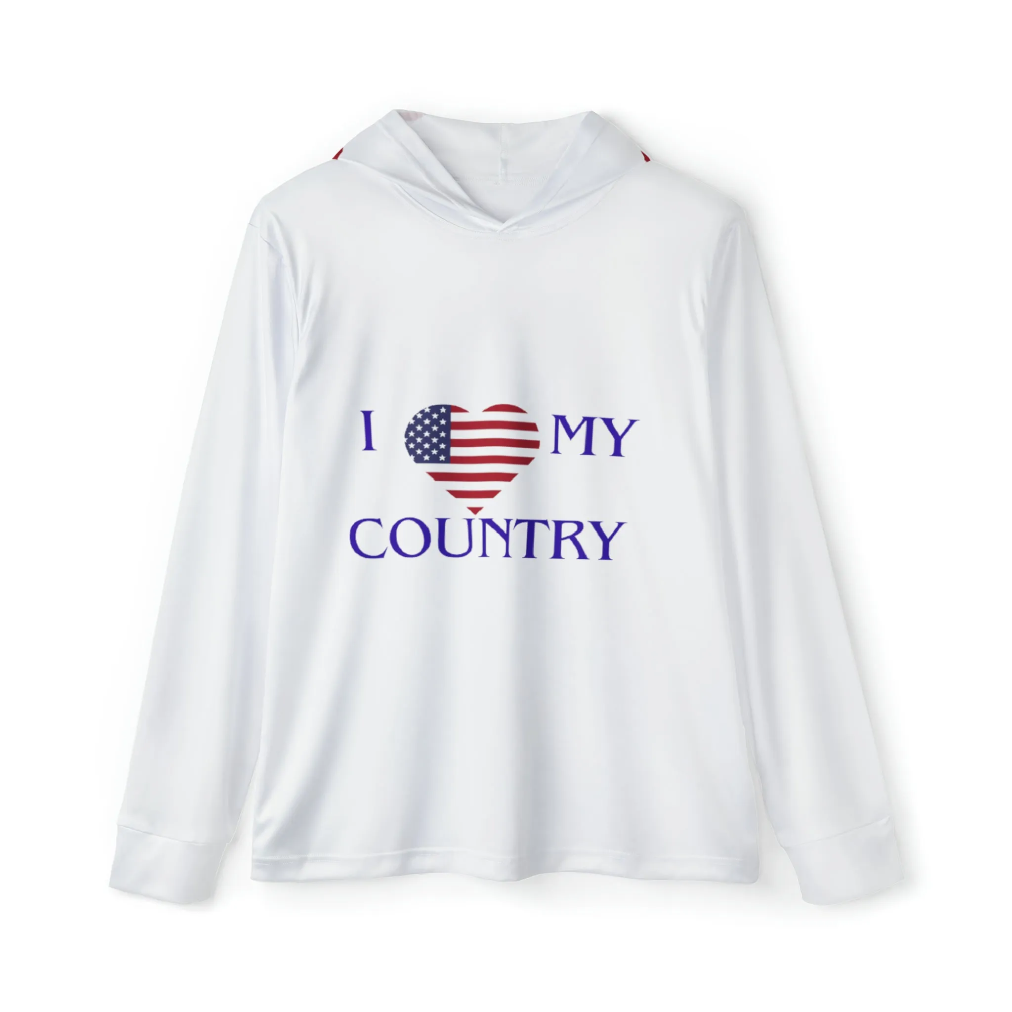 I love USA Men's Sports Warmup Hoodie (AOP)