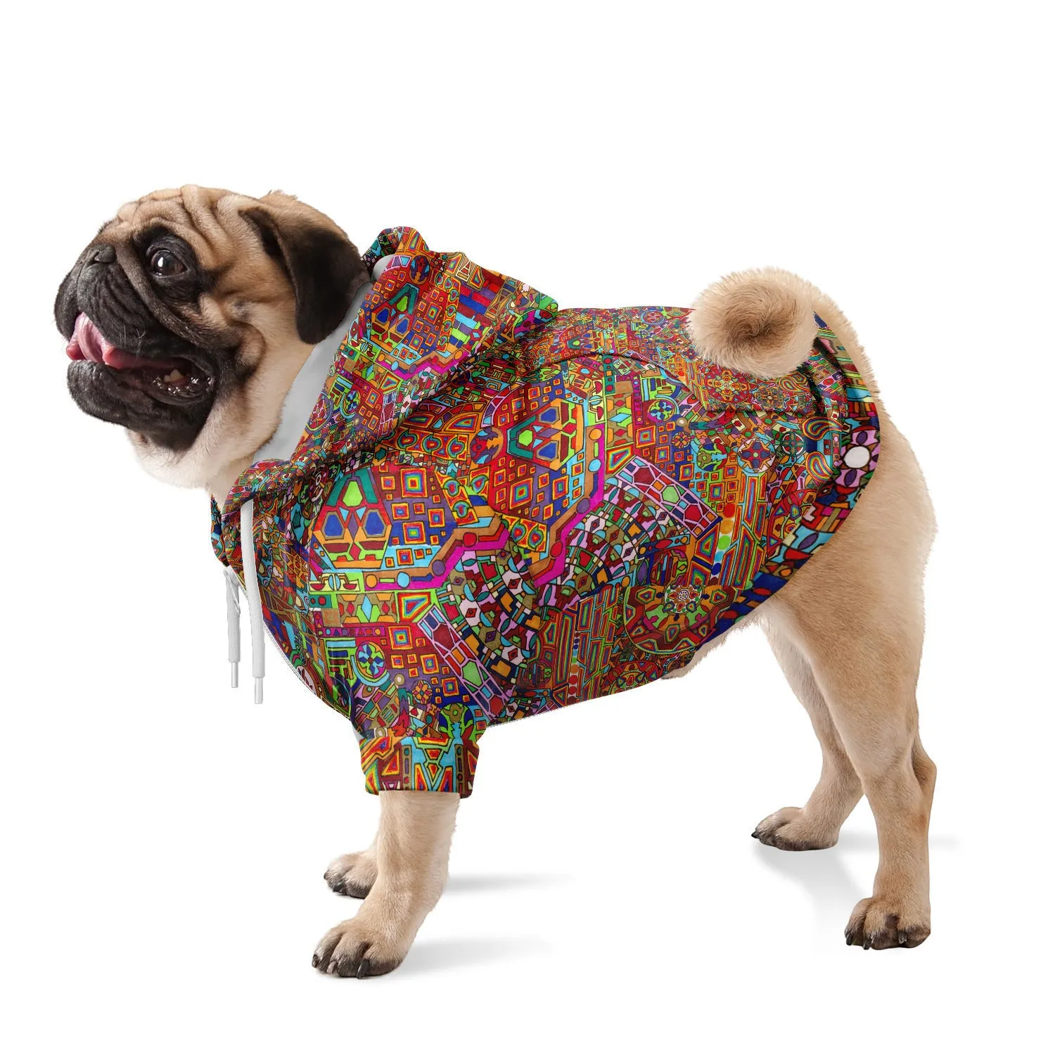 Infinite Mandala Dog Hoodie | Lachlan Wardlaw