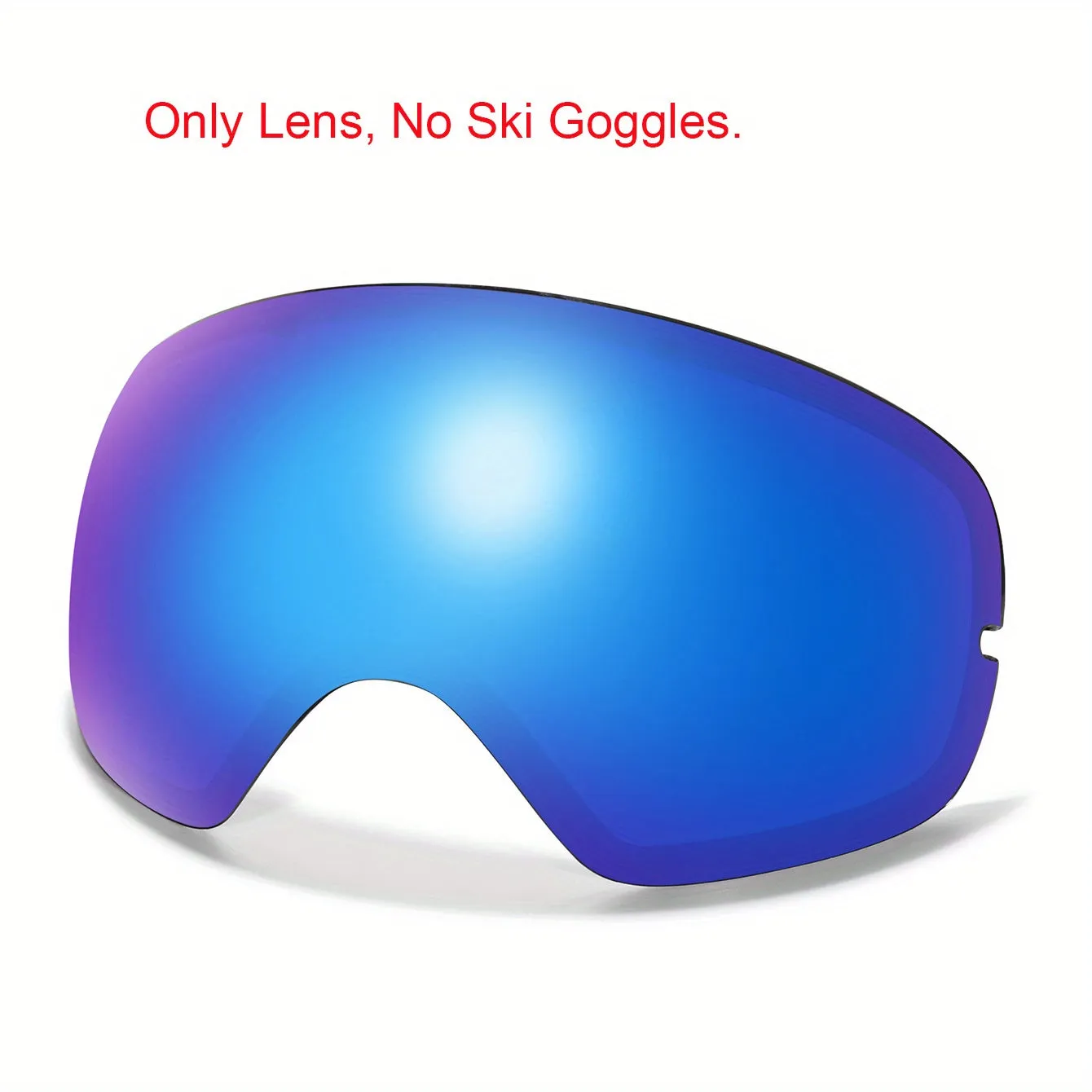 Interchangeable Lens Ski Goggles for Adults - TPU Frame, PC Material, Anti-Fog, UV Protection, for Snowboarding, Skating, Skiing, Snowmobiling - Includes Night, Prescription Lens, Bag - Mixed Color