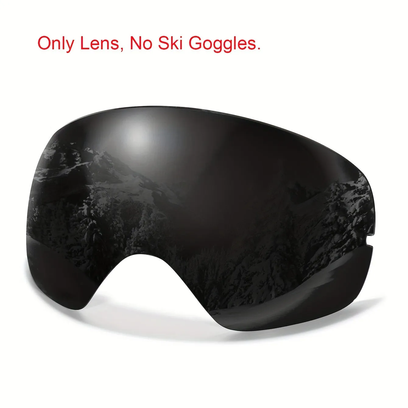 Interchangeable Lens Ski Goggles for Adults - TPU Frame, PC Material, Anti-Fog, UV Protection, for Snowboarding, Skating, Skiing, Snowmobiling - Includes Night, Prescription Lens, Bag - Mixed Color