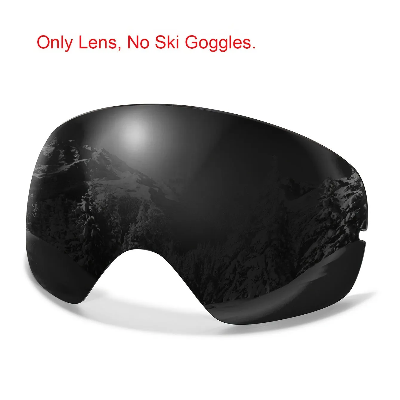 Interchangeable Lens Ski Goggles - Mirrored UV400 Protection, TPU Frame, OTG Design for Wearing Over Glasses - Adults & Youth 14  for Snowboarding, Skating, Snowmobiles - Festive Gifts for Thanksgiving, Christmas, New Year, Spring Festival