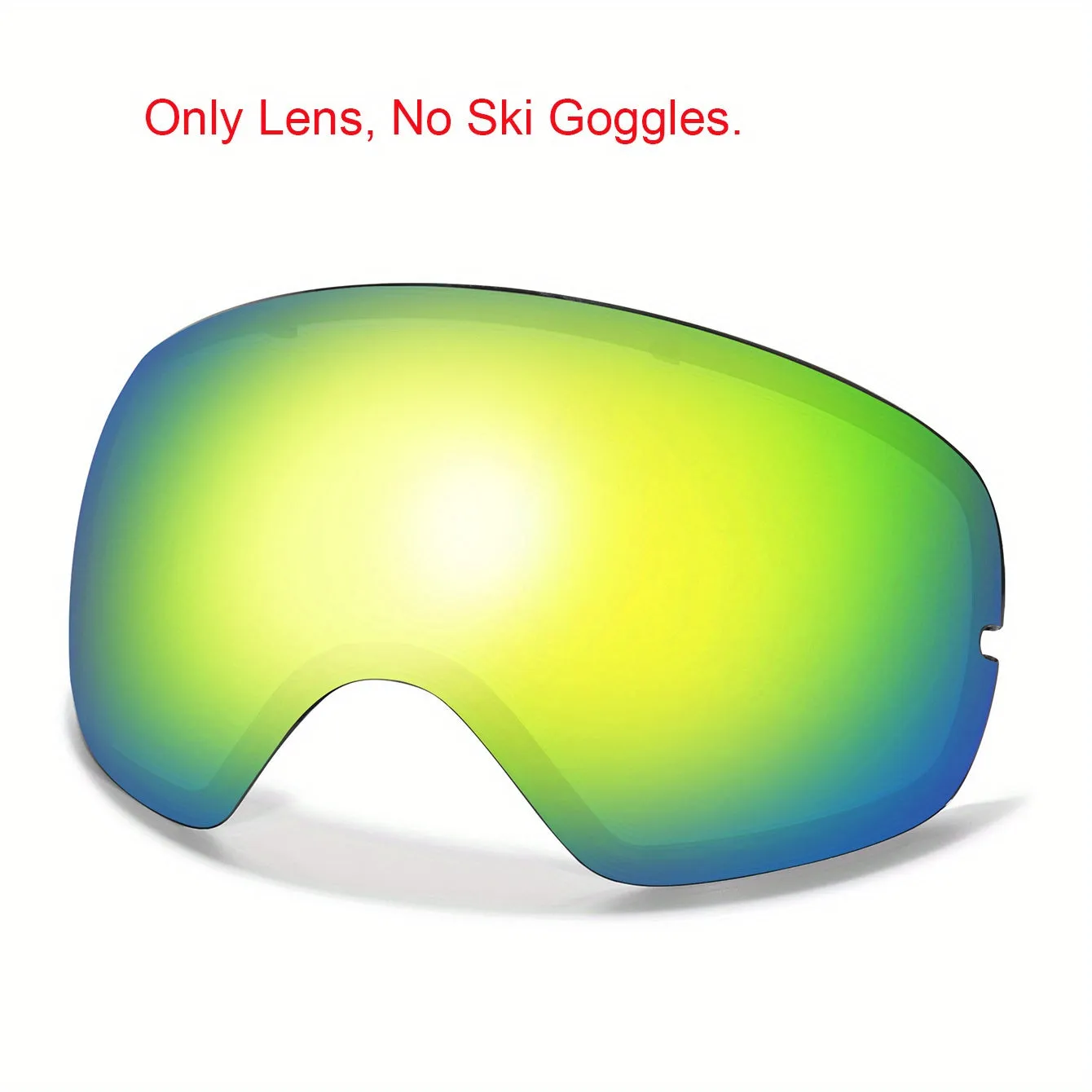 Interchangeable Lens Ski Goggles - Mirrored UV400 Protection, TPU Frame, OTG Design for Wearing Over Glasses - Adults & Youth 14  for Snowboarding, Skating, Snowmobiles - Festive Gifts for Thanksgiving, Christmas, New Year, Spring Festival