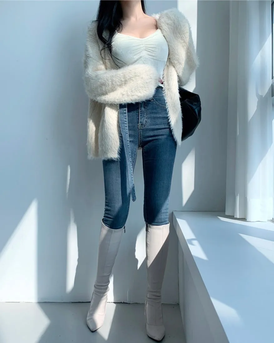 Isadora Fur Cardigan