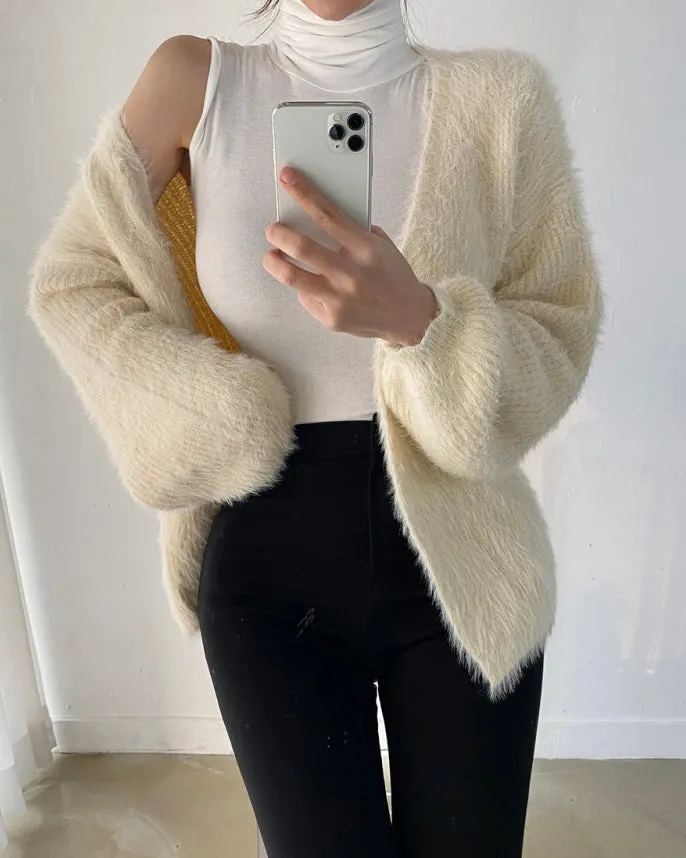 Isadora Fur Cardigan