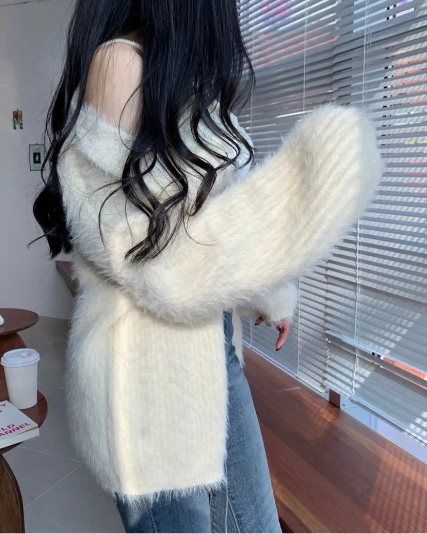 Isadora Fur Cardigan