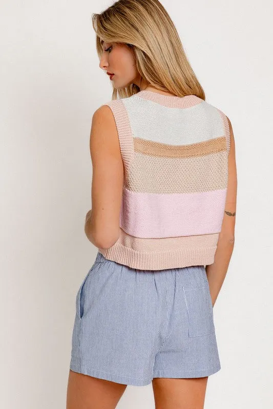 Kimmi Rae Striped Knit Top