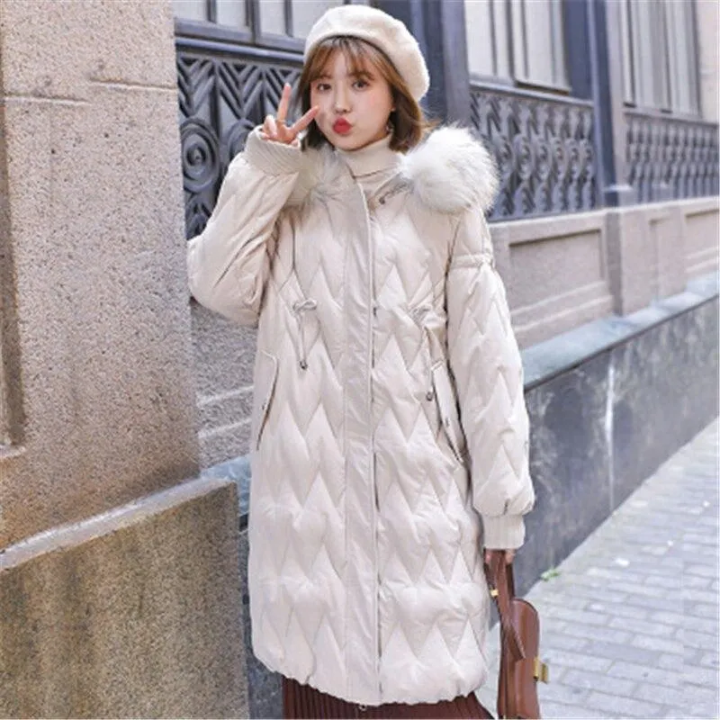 Korean Coat Long Fur Winter