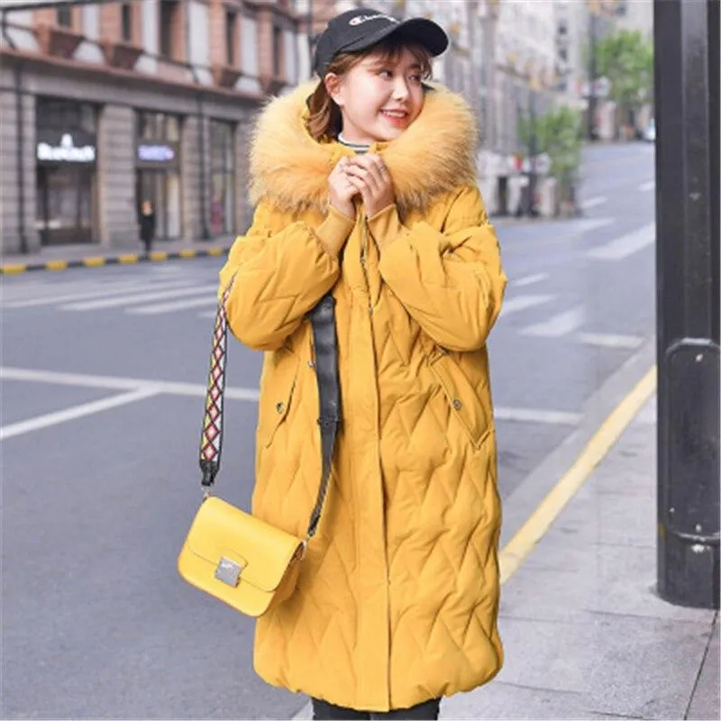 Korean Coat Long Fur Winter