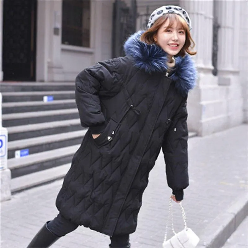 Korean Coat Long Fur Winter