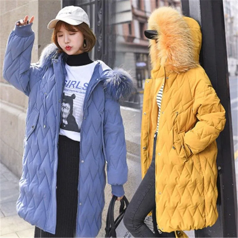 Korean Coat Long Fur Winter