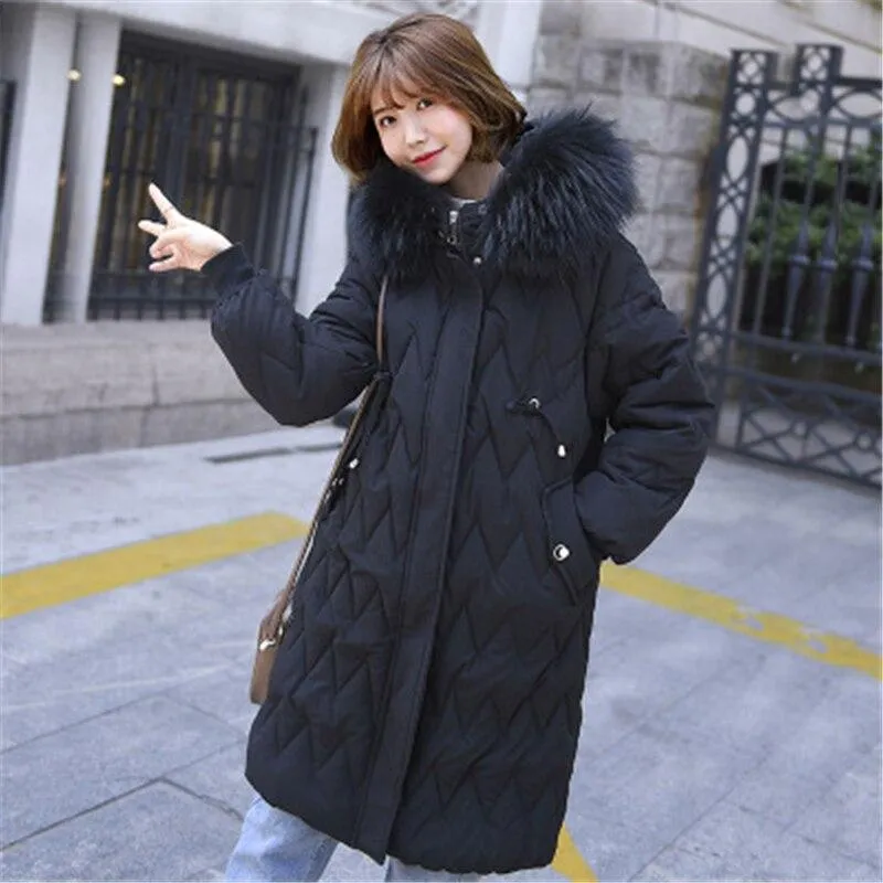 Korean Coat Long Fur Winter