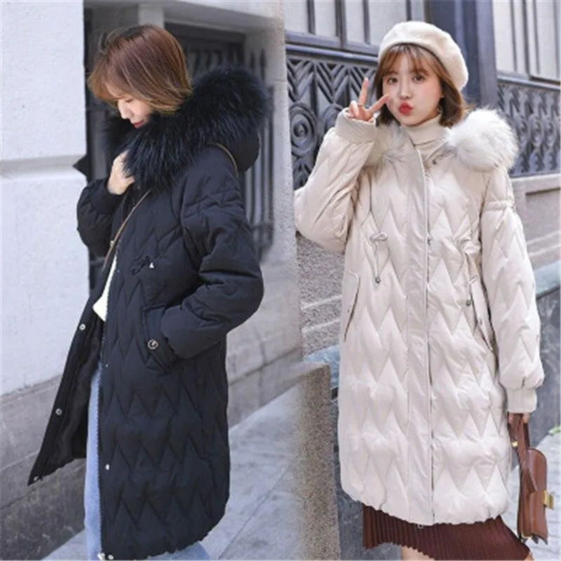 Korean Coat Long Fur Winter