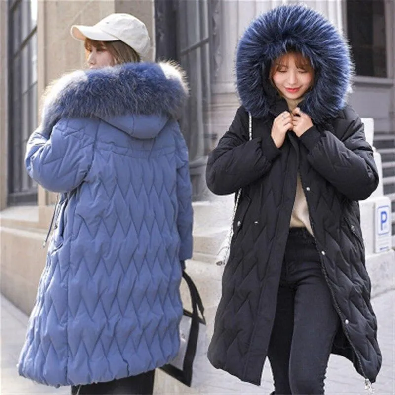 Korean Coat Long Fur Winter