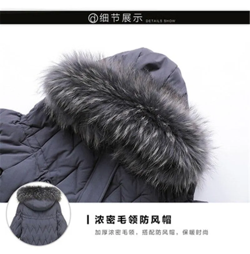 Korean Coat Long Fur Winter