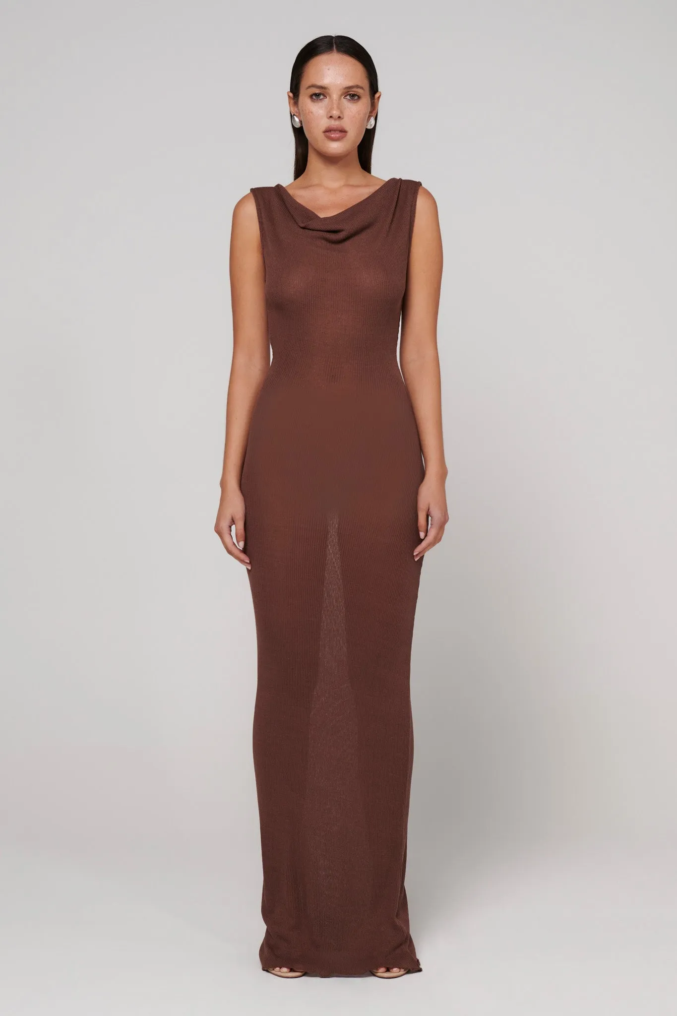 Kyra Maxi Dress - Bark