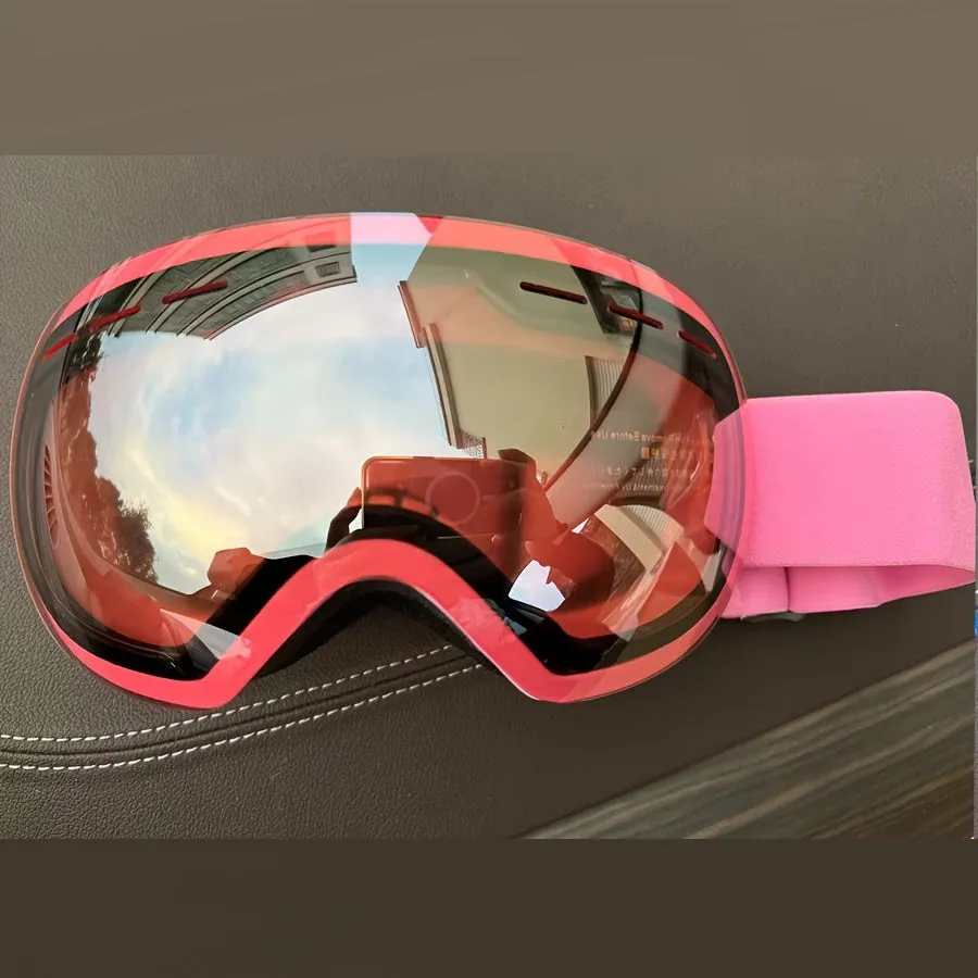 Latest Men's High-Performance Gradient Lens Ski Goggles with TPU Frame for Alpine Skiing