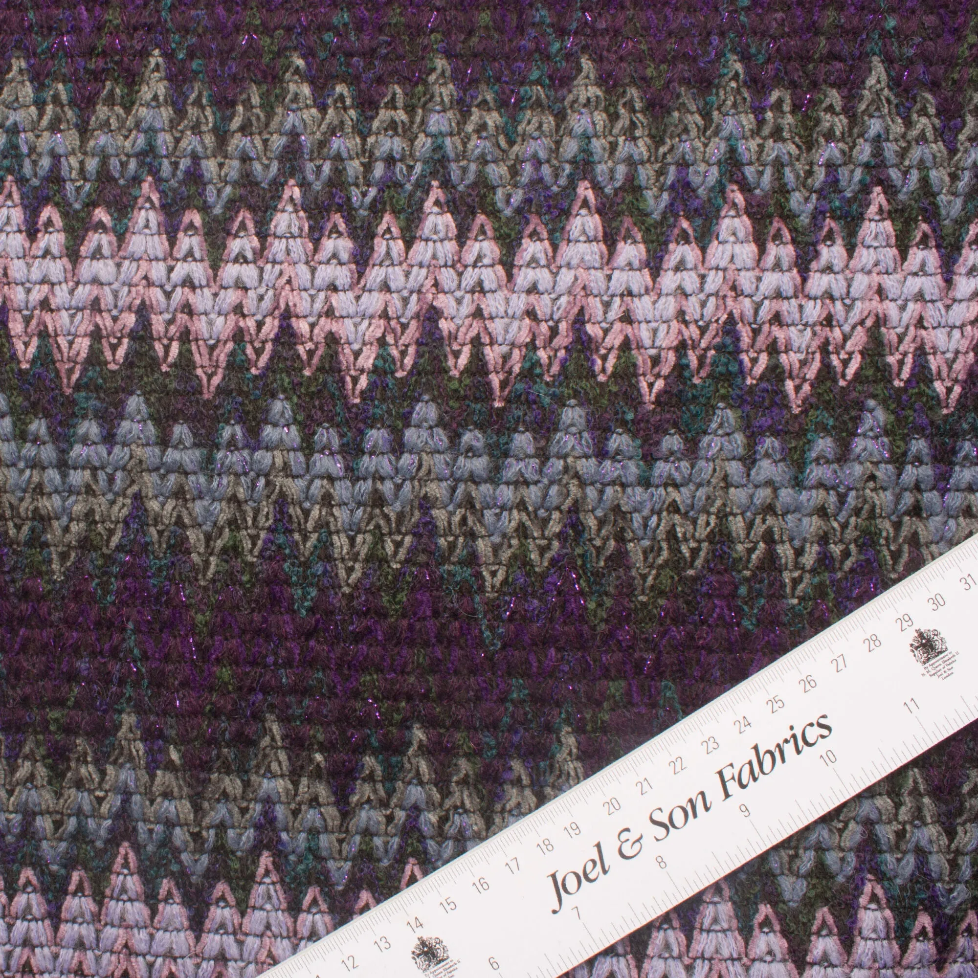 Lilac & Purple Wool Mix Knit