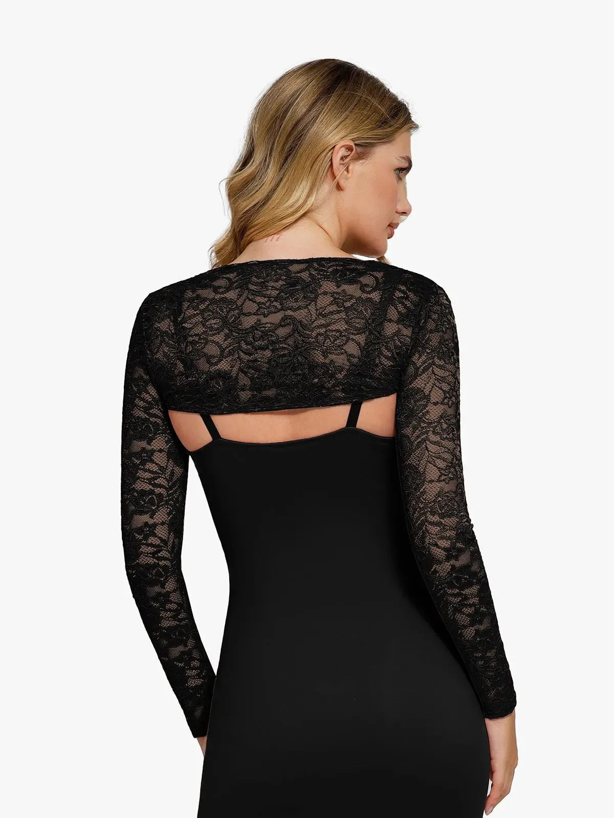 Long Sleeve Lace Shrug