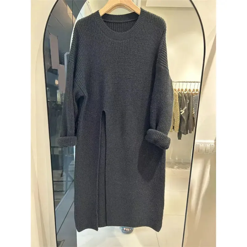 Long  Warm Sweater dress